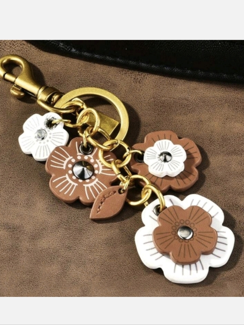 Flower Bag Charm/ Keychain New